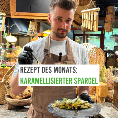 Rezept des Monats Spargel karamellisiert